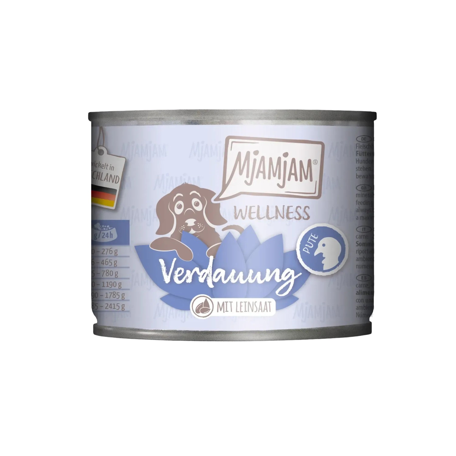 Mjamjam Hunde-Nassfutter Wellness Pute 200 g