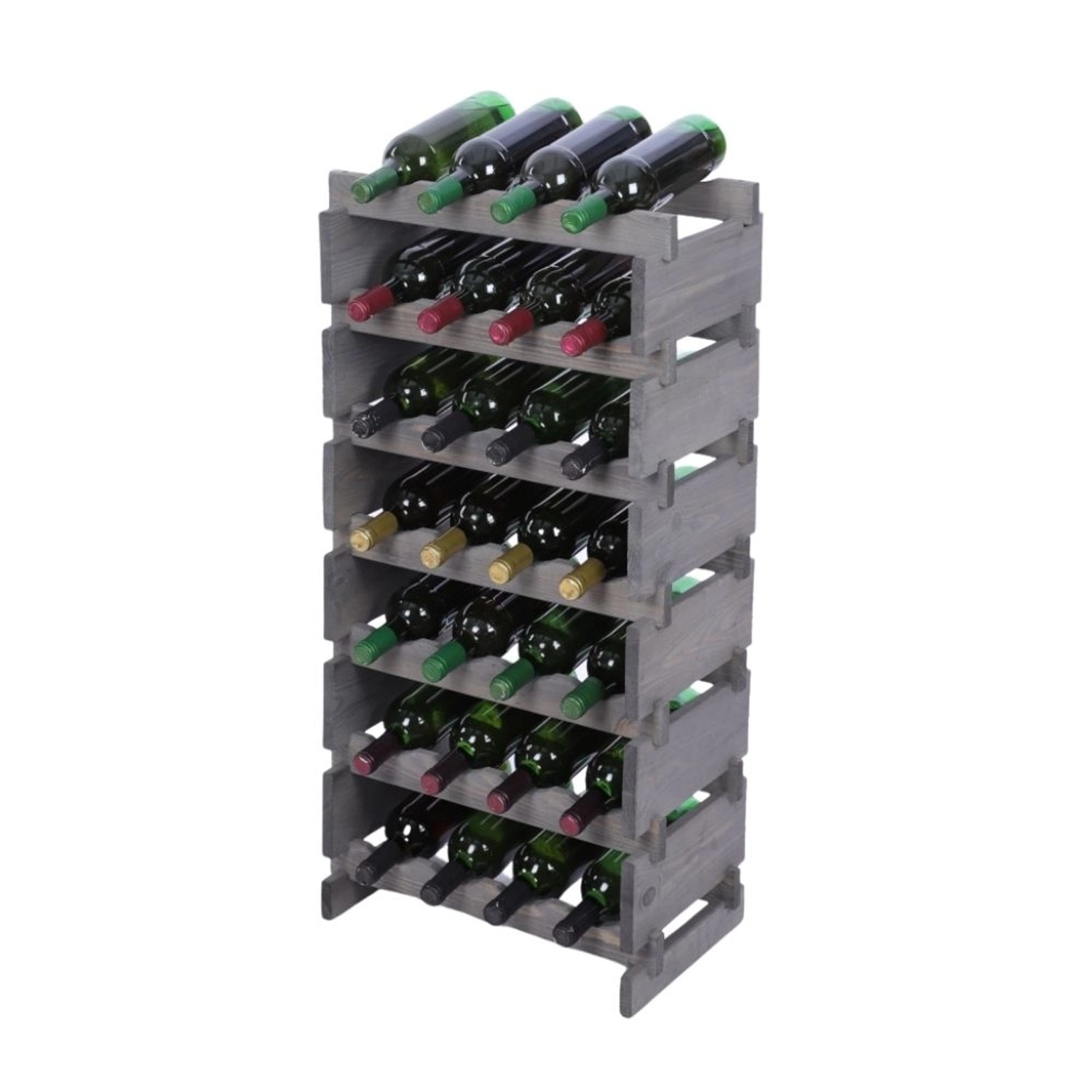 PROREGAL Weinregal VINOTECA FLEX PRO HxBxT 93x46x28cm 28 Flaschen Auf 7 Ebe günstig online kaufen