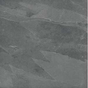 Terrassenplatte Feinsteinzeug Ardesia Schwarz, 60x60 cm, Natursteinoptik.