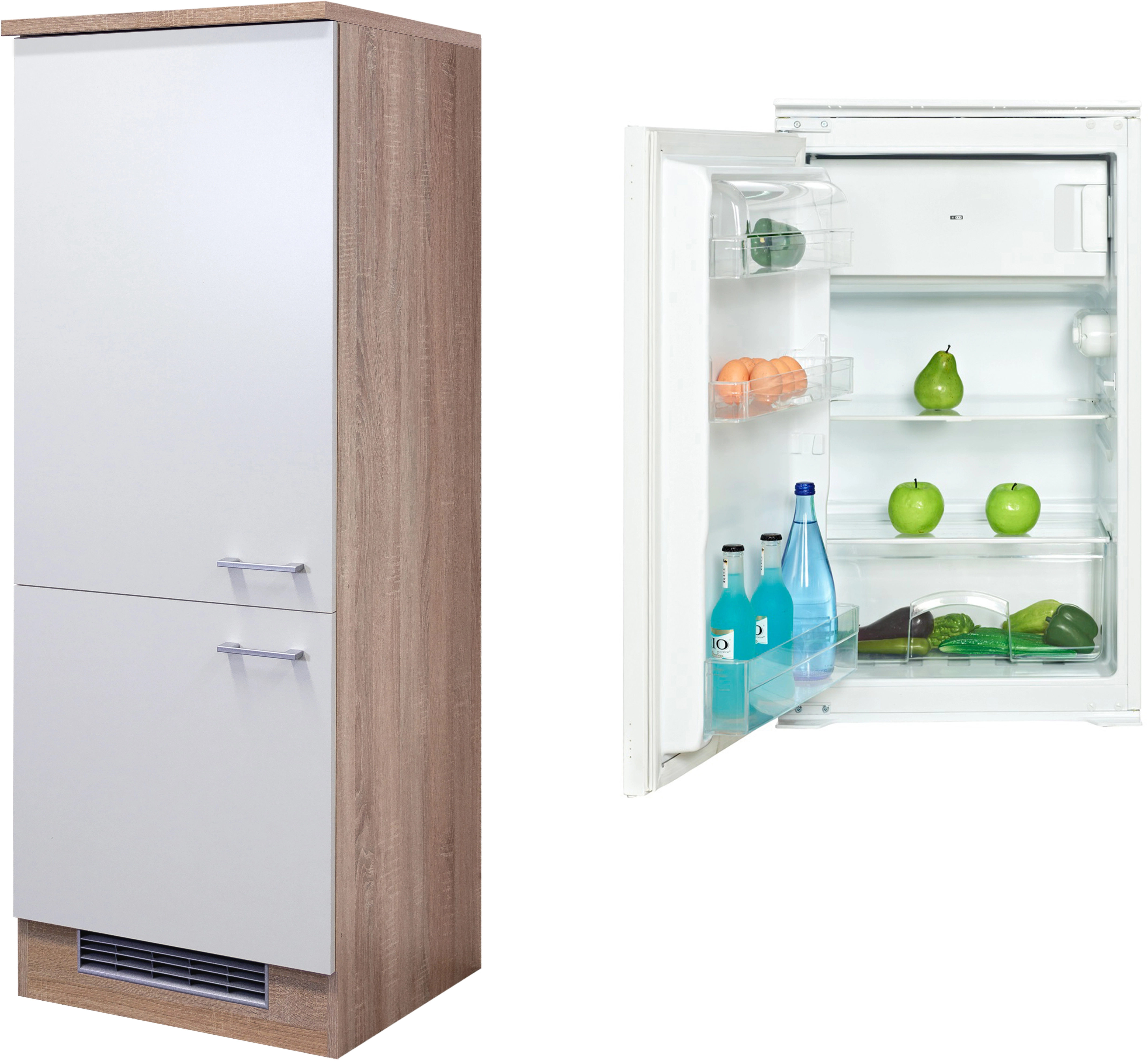 Flex-Well Classic Kühlschrank-Umbau Florida mit Kühlschrank PKM KS 120.4A+  EB kaufen bei OBI