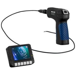 PCE Instruments Endoskop VE 180 mit abnehmbarem Display und flexiblem Kabel für schwer zugängliche Stellen.
