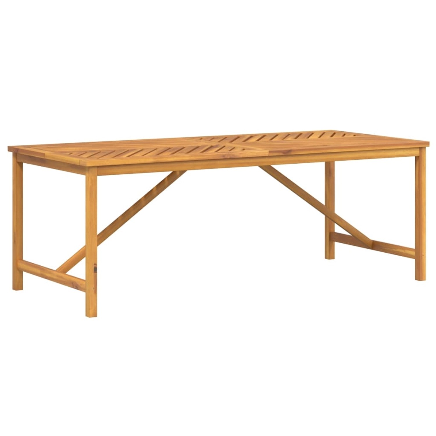 vidaXL Garten-Esstisch 200x90x74 cm Massivholz Akazie 362242 günstig online kaufen