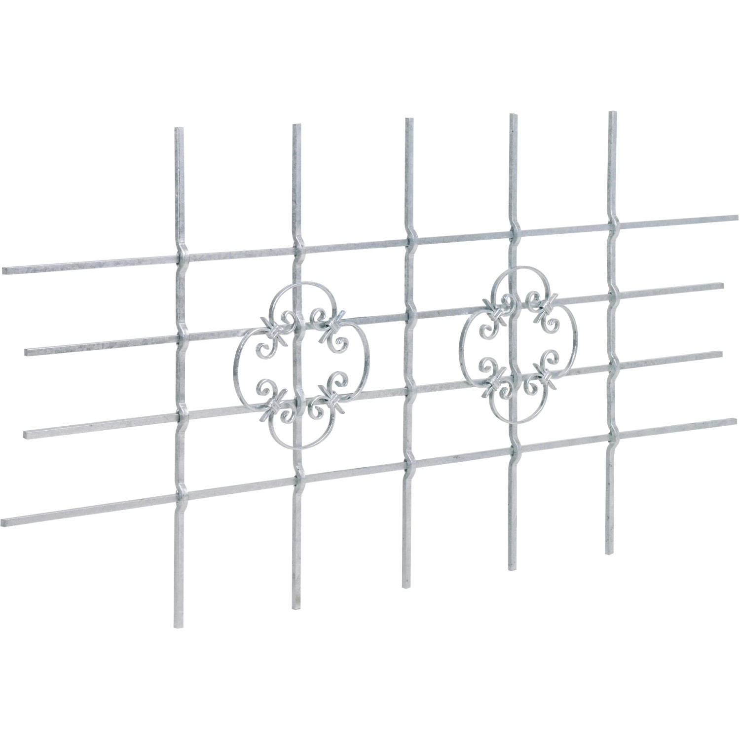 Fenstergitter Salzburg Feuerverzinkt Kürzbar 1680 mm x 840 mm günstig online kaufen