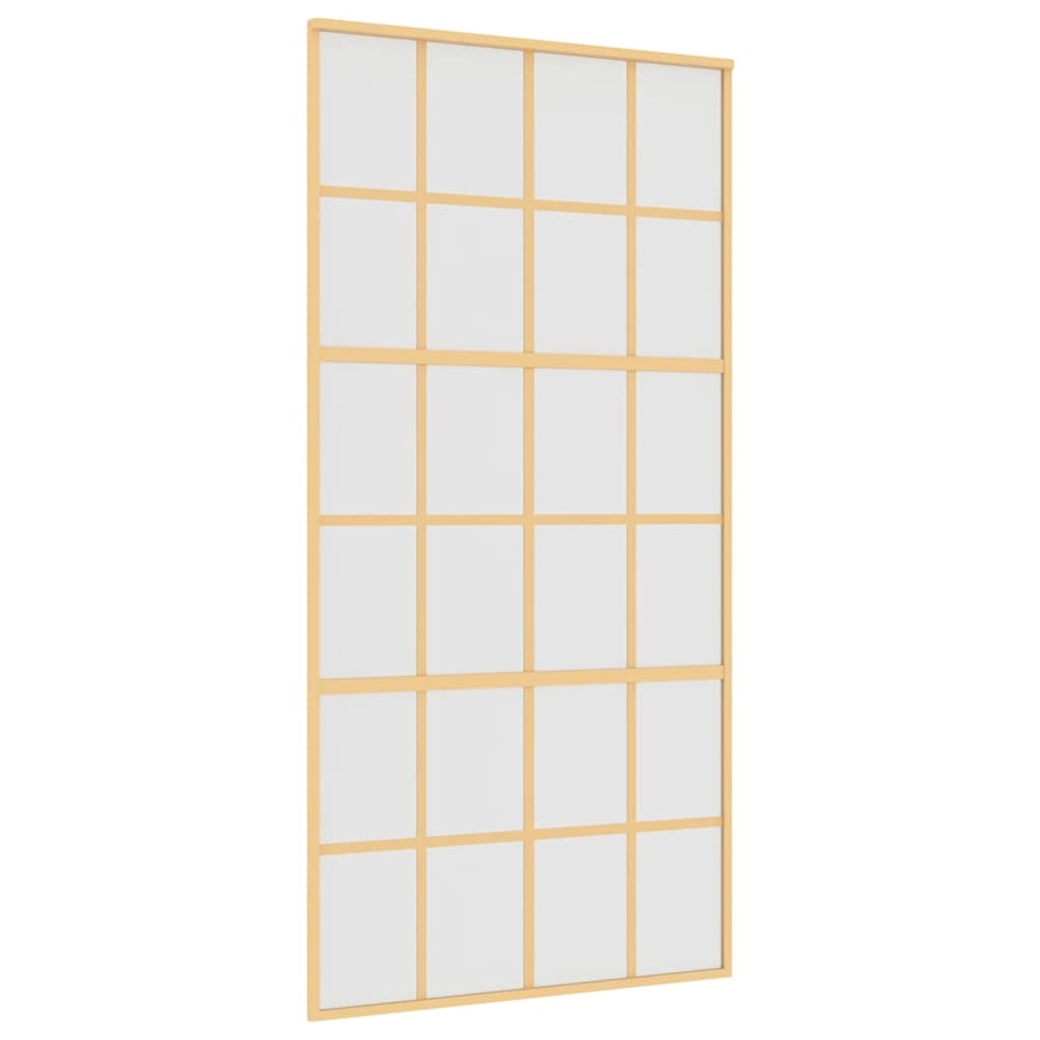 vidaXL Schiebetür Golden 102,5x205 cm Matt ESG-Glas und Aluminium 155177 günstig online kaufen