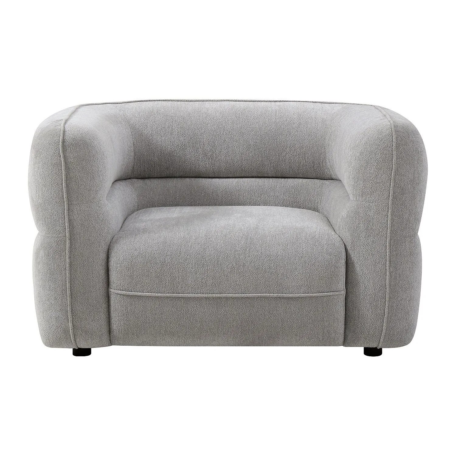 Vente-unique Sessel Mit Gerader Rückenlehne Taliena Grau 120 cm