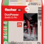 Fischer Universaldübel DuoPower 8x65 mm, 25er-Packung. Universaldübel für sicheren Halt in verschiedenen Baustoffen.