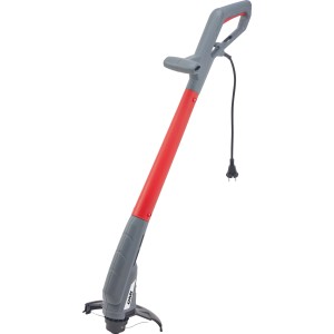 CMI Elektro-Rasentrimmer C-ERT-250/23 C, 250W, mit rotem Schaft und grauem Griff.