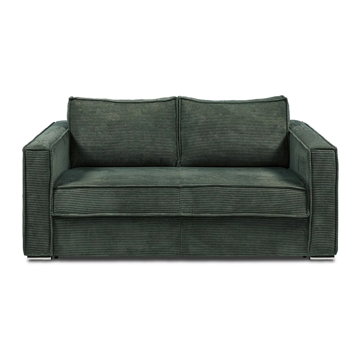 Vente-unique Schlafsofa Loreto Tannengrün 215 cm