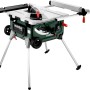 Metabo Tischkreissäge TS 254 mit Untergestell und Tischverbreiterung.