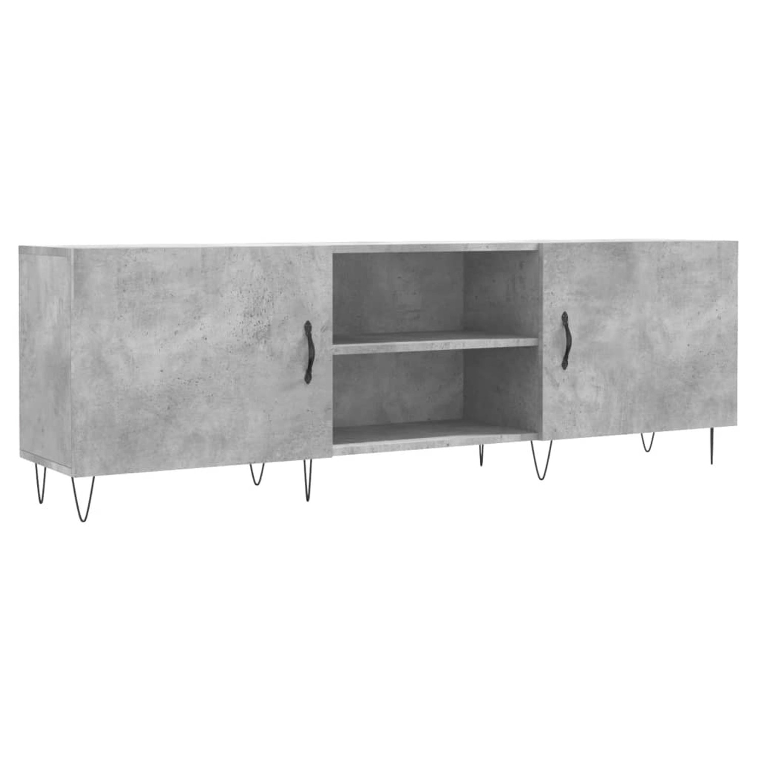 VidaXL TV-Schrank Betongrau 150x30x50 cm Holzwerkstoff  Modell 3 günstig online kaufen