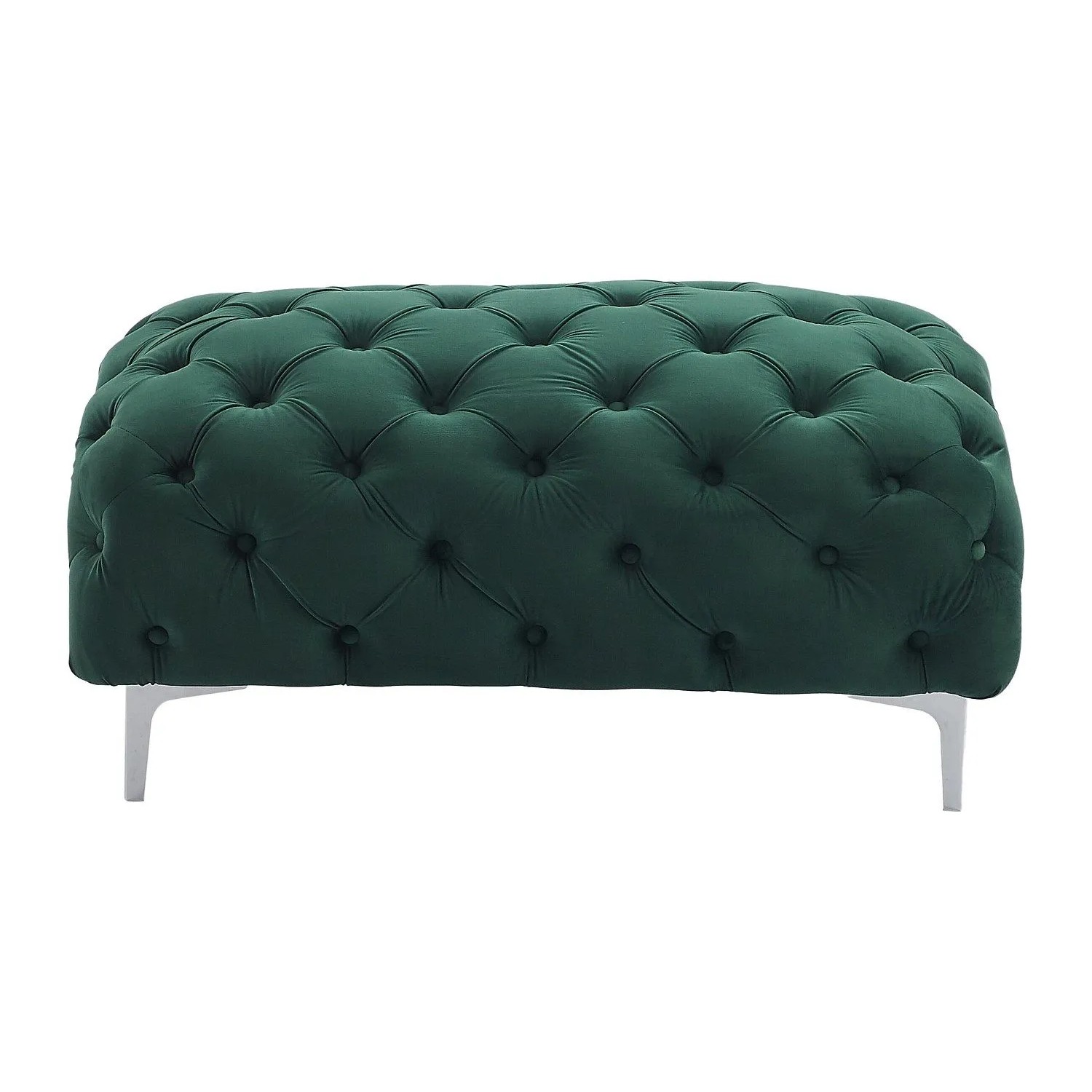 Vente-unique Sitzhocker Edwina Grün 103 cm