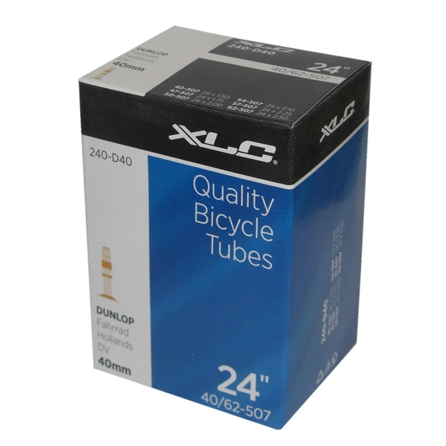 XLC Fahrradschlauch 24x1.5/2.5 40/62-507 DV 40 mm