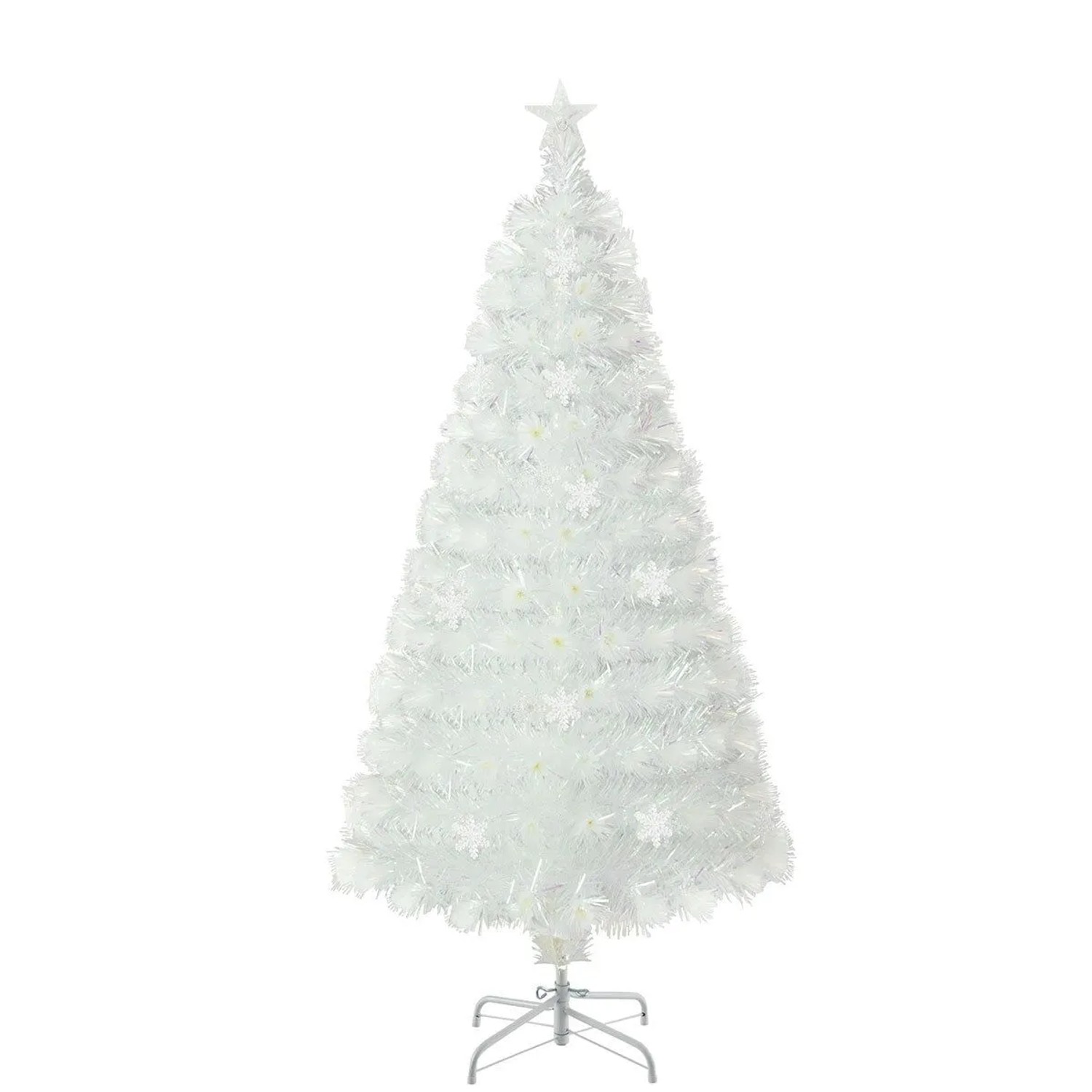 Costway Weihnachtsbaum Künstlich mit Beleuchtung Tannenbaum 180cm