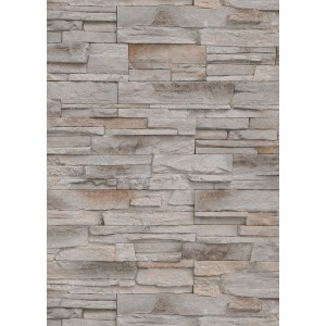 Erismann Vliestapete Stones Klein in Beige mit Steinoptik für eine natürliche Wandgestaltung.