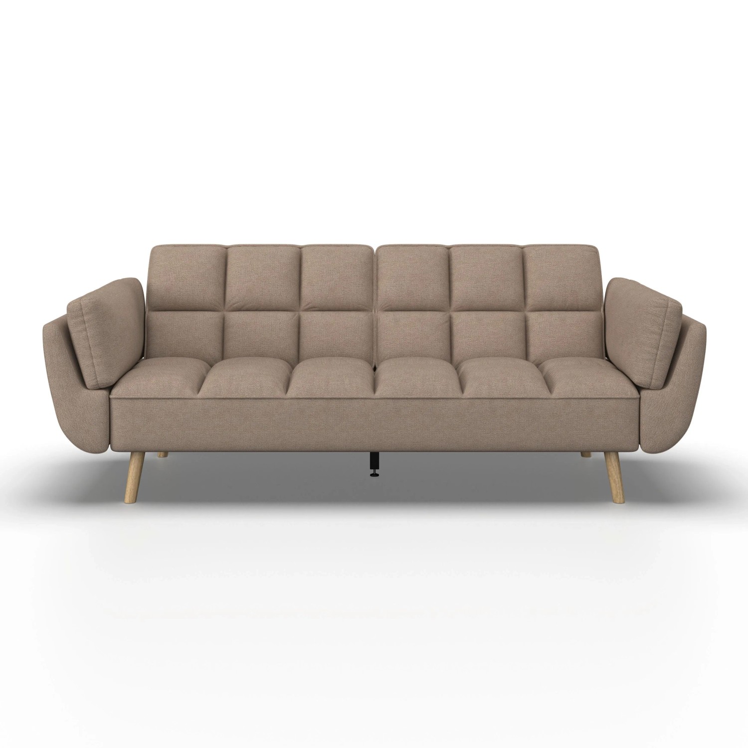 Bessagi Home Schlafsofa Cora Braun Webstoff