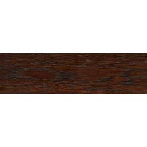 Holzstück mit Rustikaleffekt-Beize in Moorbraun. Beize für rustikale Holzgestaltung.