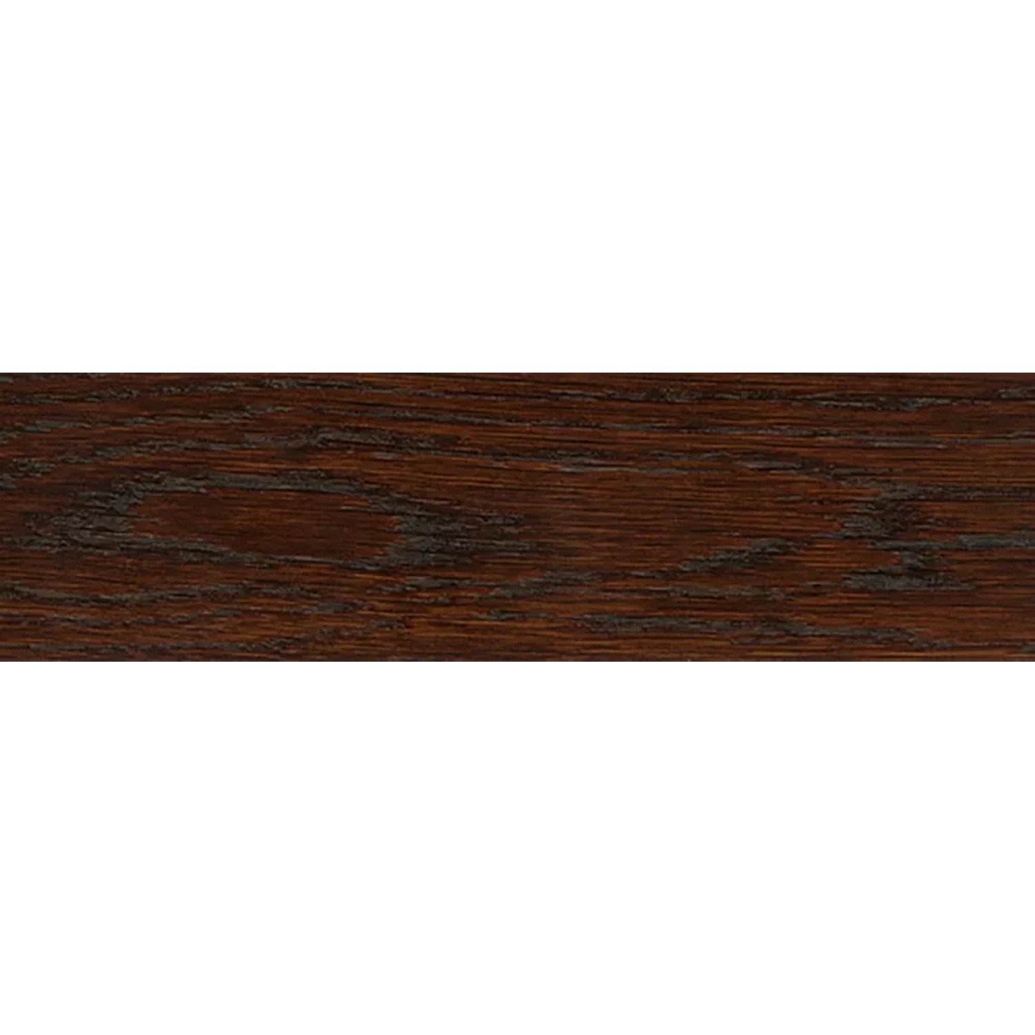 Holzstück mit Rustikaleffekt-Beize in Moorbraun. Beize für rustikale Holzgestaltung.