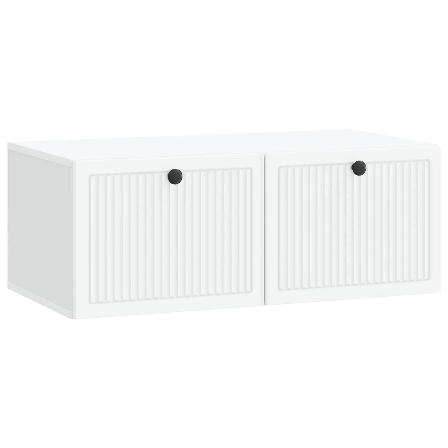 vidaXL Wandmontierter TV-Schrank Weiß 78,5 x 41 x 30 cm Holzwerkstoff 898005
