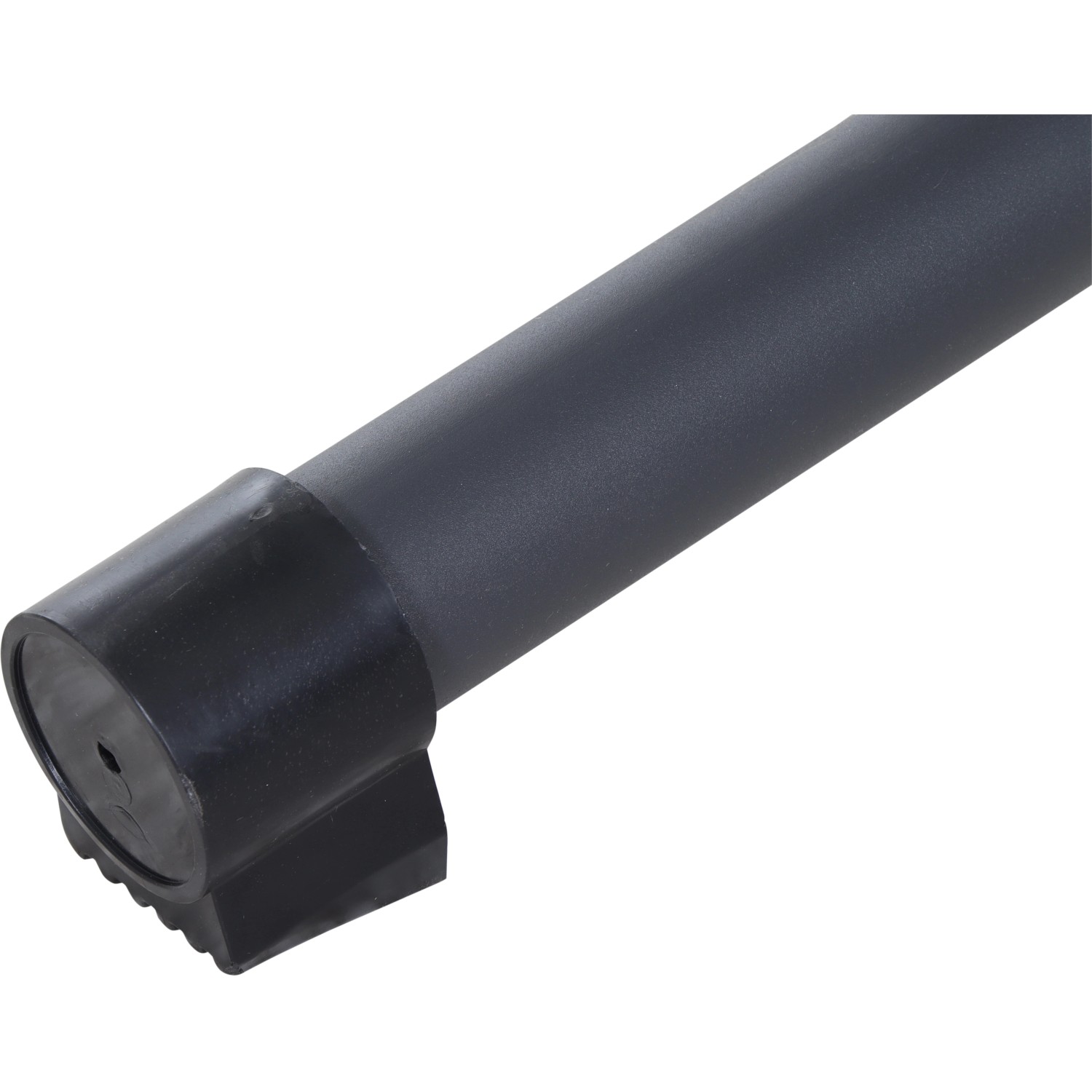 Detailaufnahme: Anthrazitfarbenes Stahlrohr des Siena Garden Hängesessels Yobaya Cool Black.