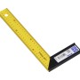 LUX Tischlerwinkel Classic, 30 cm, gelb, zum Anreißen und Ausrichten von 90° Winkeln.