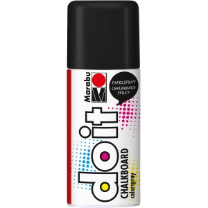 Marabu do it Colorspray Chalkboard, 150ml, Tafel Schwarz. Buntlack-Spray für vielseitige Anwendungen.