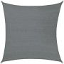 Tectake Sonnensegel  Rechteckig Mit Uv Schutz 50  Für Balkon  Garten und Terrasse 5 4 x 5 4 M 540 x 540 x 1 cm Grau