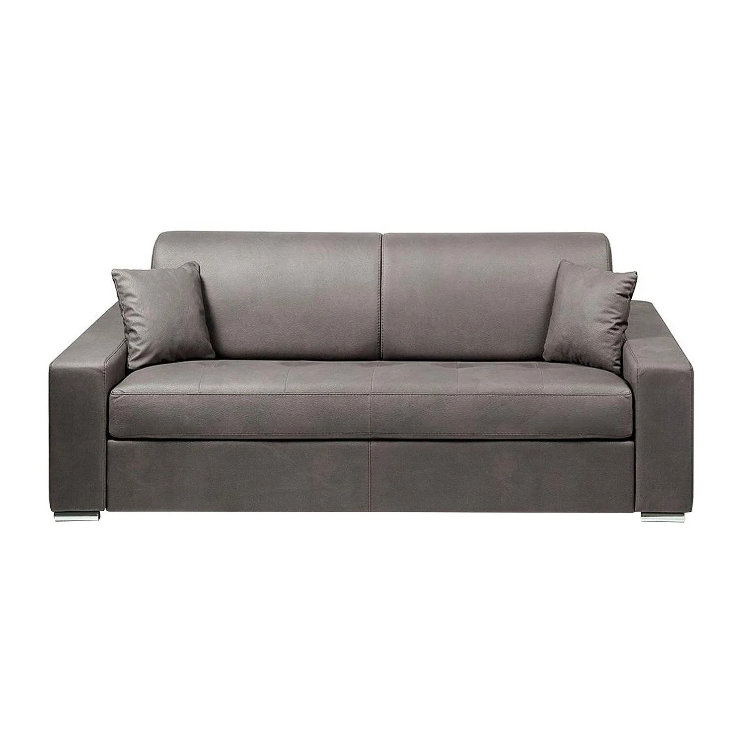 Vente-unique Schlafsofa Emir Grau 224 cm