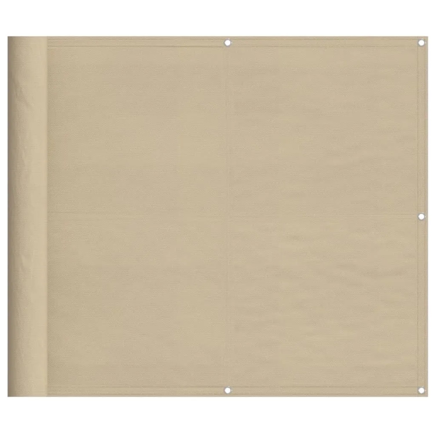 vidaXL Balkon-Sichtschutz Beige 90x800 cm 100 % Polyester-Oxford 4000180 günstig online kaufen