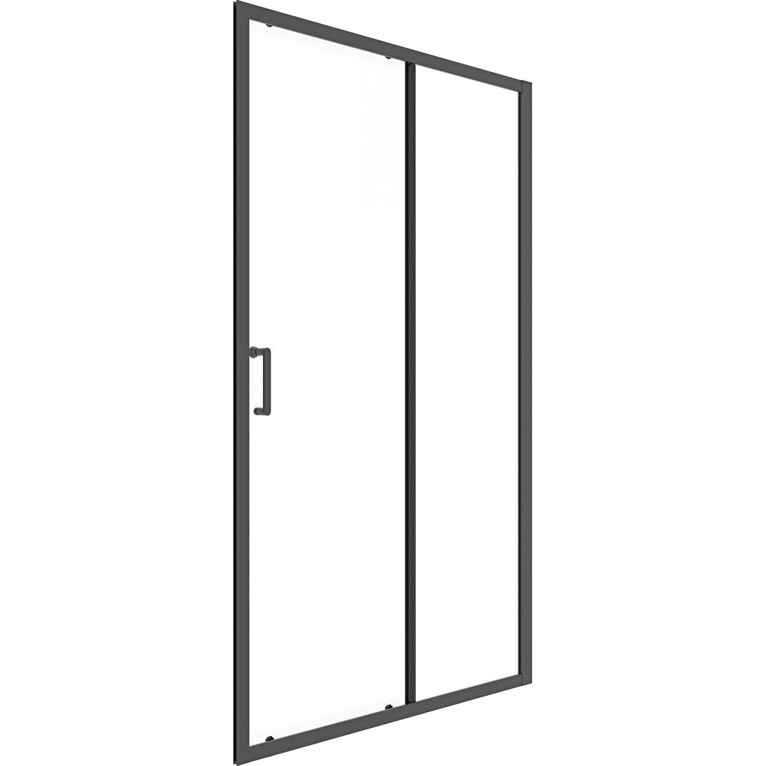 baliv Dusch-Schiebetür DUK-120.91T 120 cm x 195 cm Schwarz günstig online kaufen