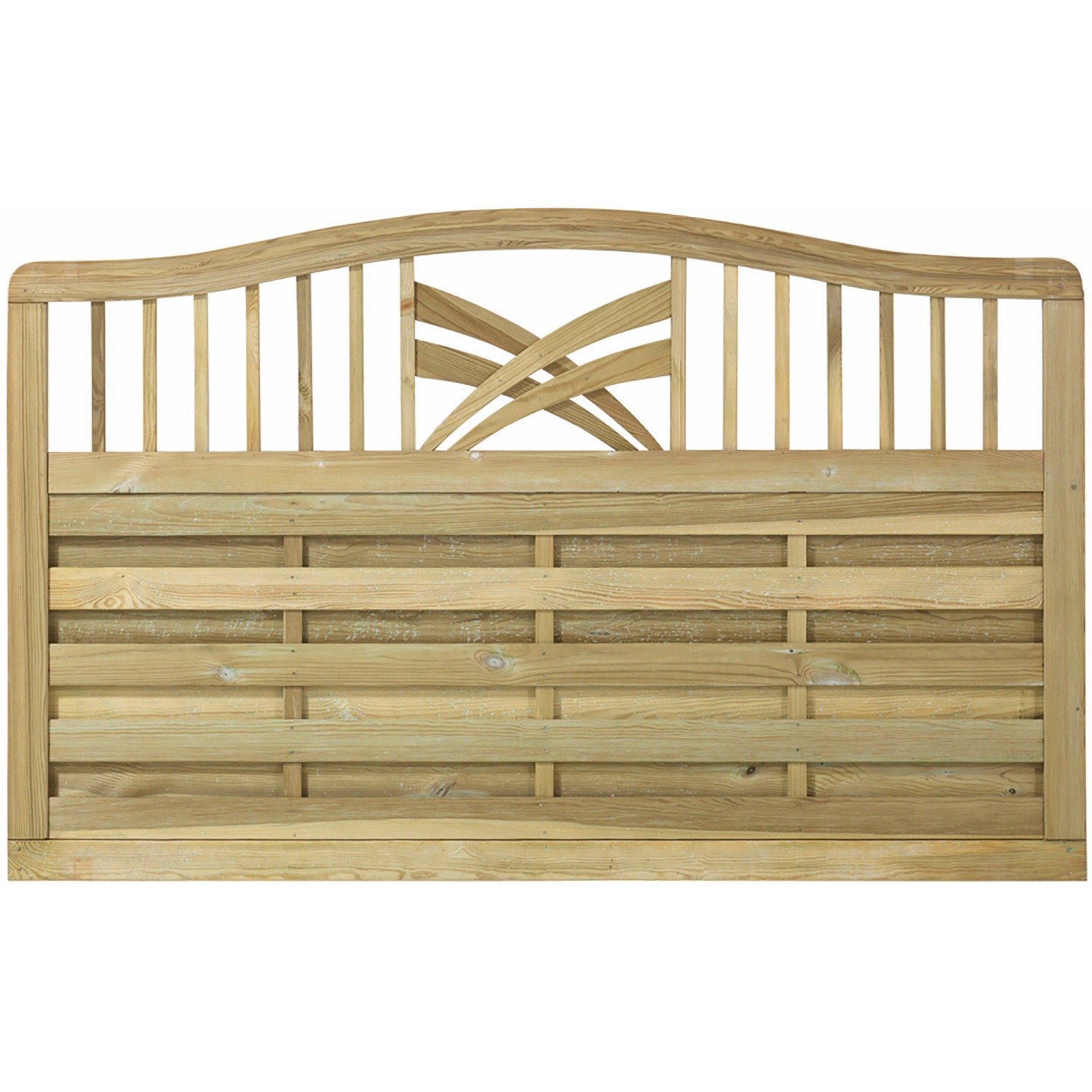 Sichtschutzzaun Rondo Nadelholz druckimprägniert 180 cm x 104/112 cm günstig online kaufen