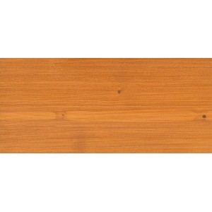 Holzschutz Öl-Lasur Zeder, Farbton auf Holzoberfläche