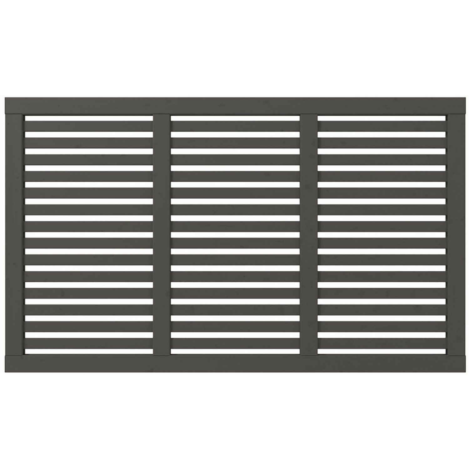 Sichtschutzzaun Harmoni Nadelholz Umbragrau 180 cm x 107 cm günstig online kaufen