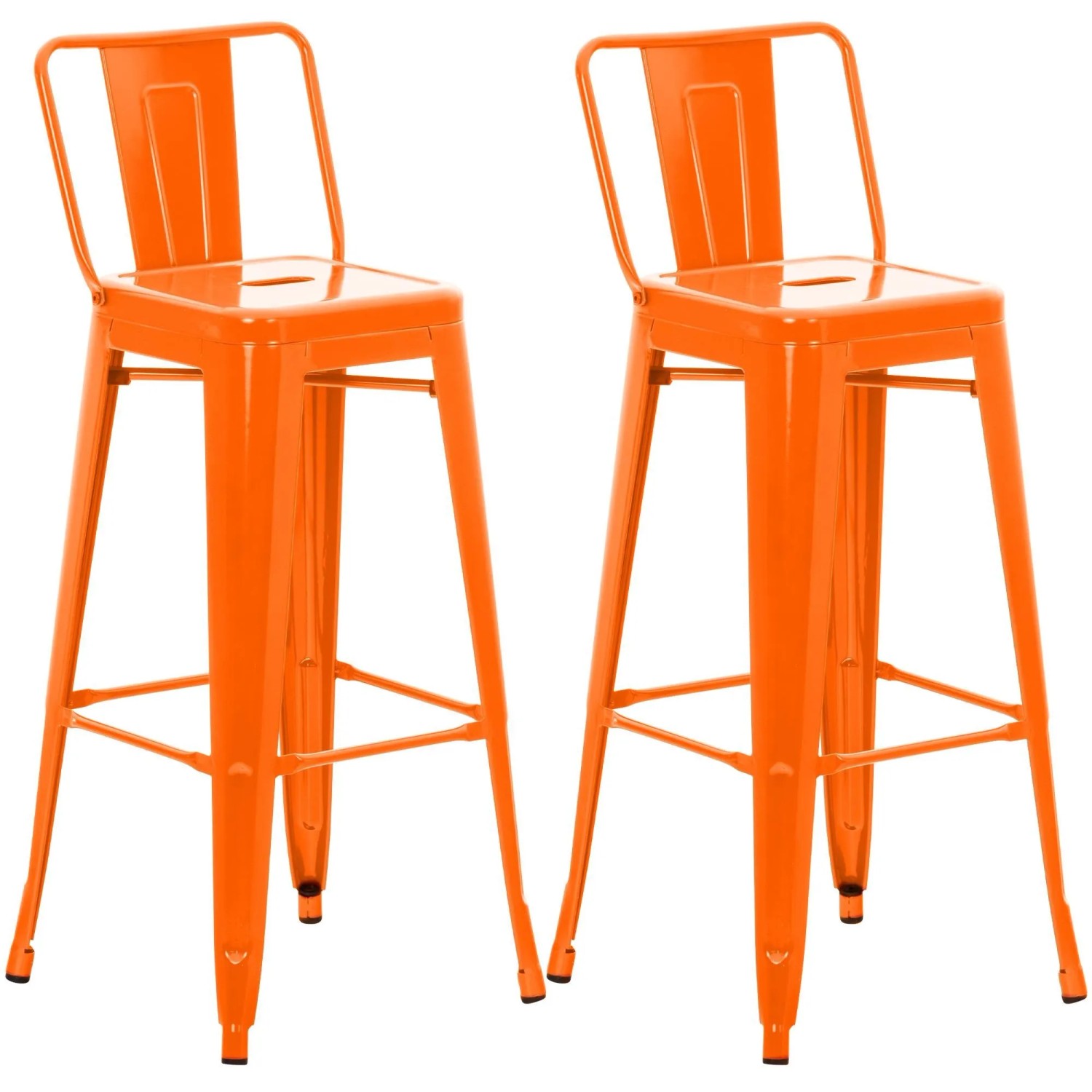 CLP 2er Set Barhocker Mason Orange