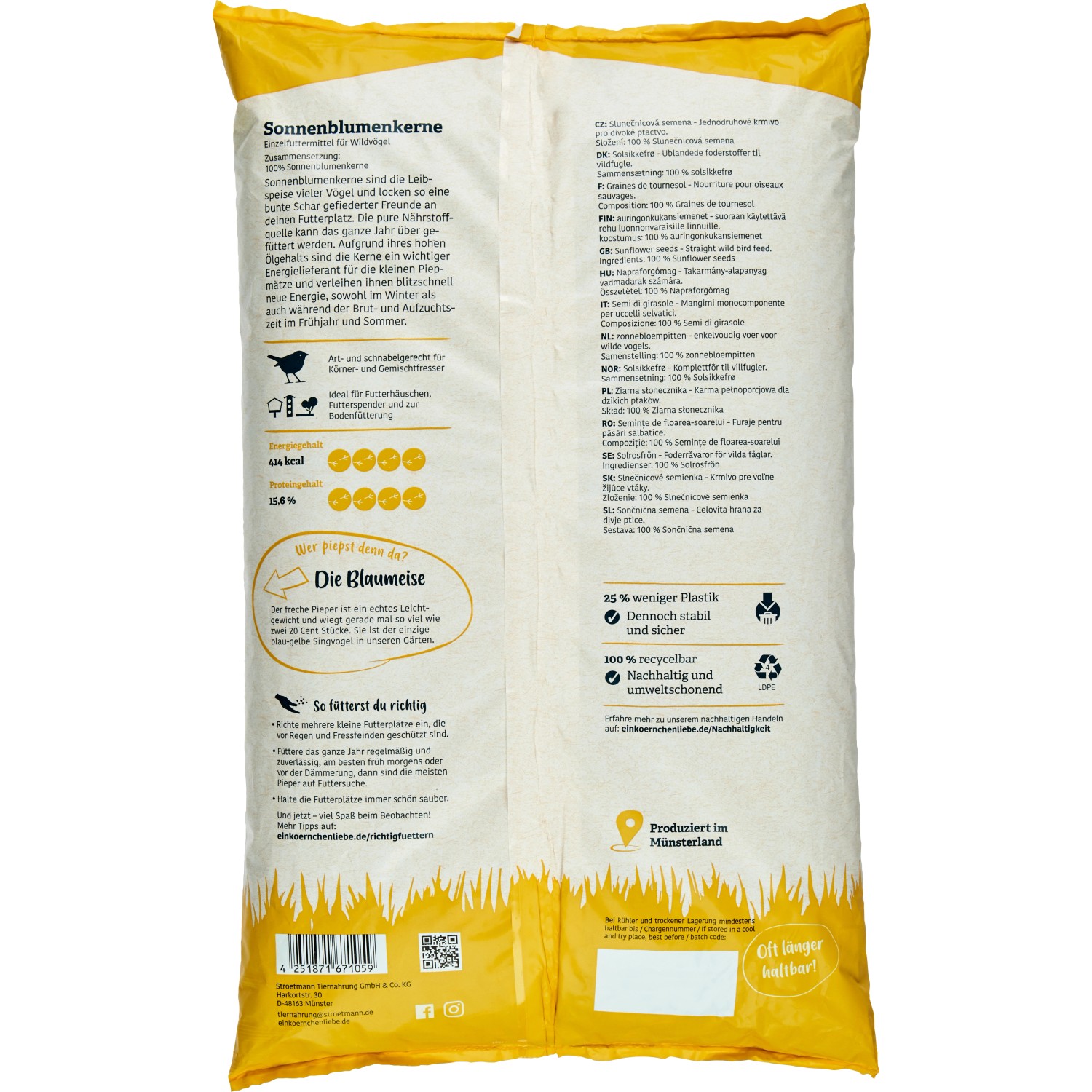 Elles Sonnenblumenkerne 2,5 kg kaufen bei OBI