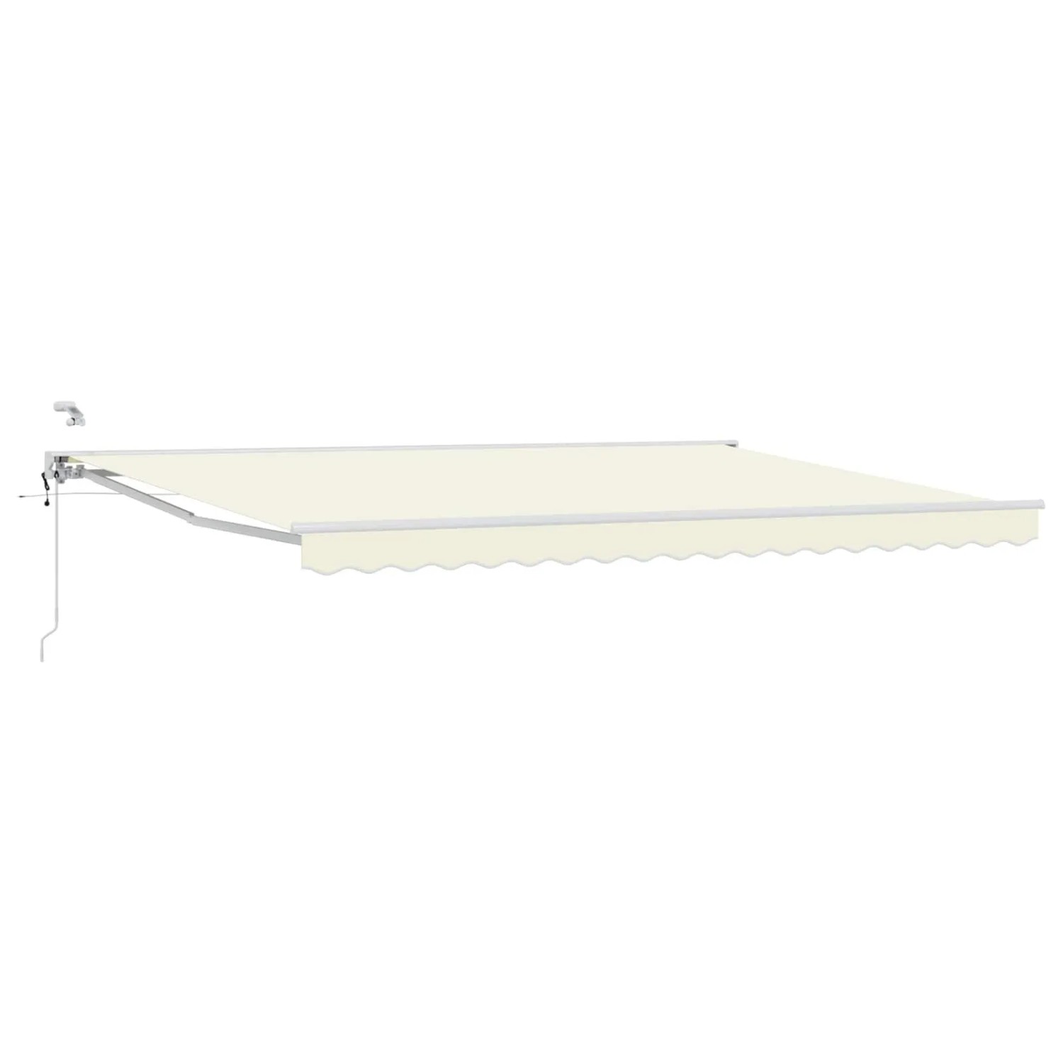 vidaXL Elektrische Ausziehbare Markise Creme 4 x 3,5 m 3421371