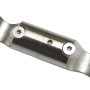 Gardinia Chicago Deckenträger Adapter in Edelstahloptik, 5,5 cm für Stilgarnituren.