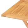 Klappbarer Gartentisch aus Teakholz, 85x85 cm. Quadratischer Tisch für Garten, Terrasse oder Balkon.