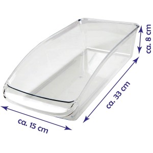 Bestlivings Kühlschrankbox M, 9er Set, transparent, für mehr Ordnung im Kühlschrank.