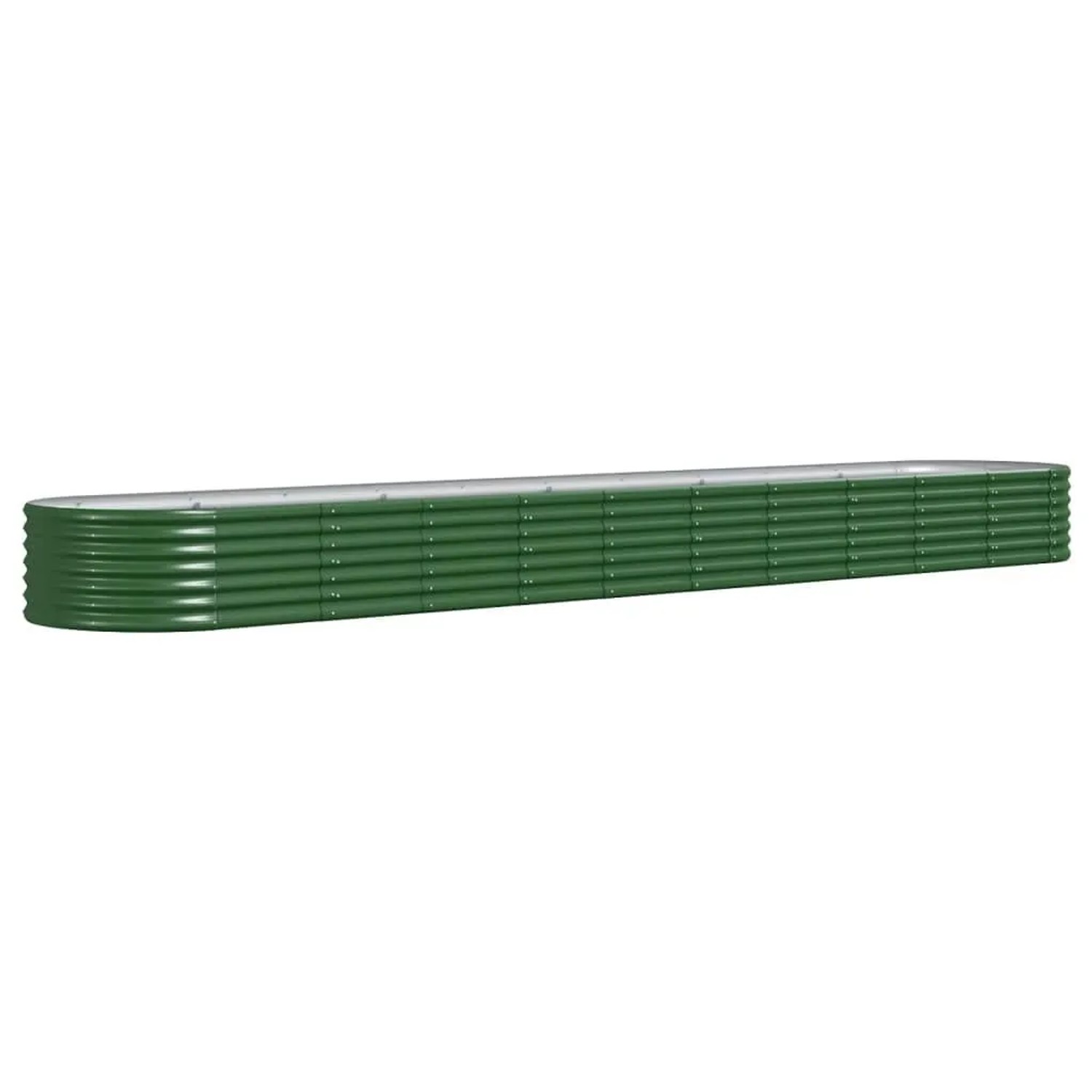 Furnicato Hochbeet Verzinkter Stahl 440x80x36 Cm Grün