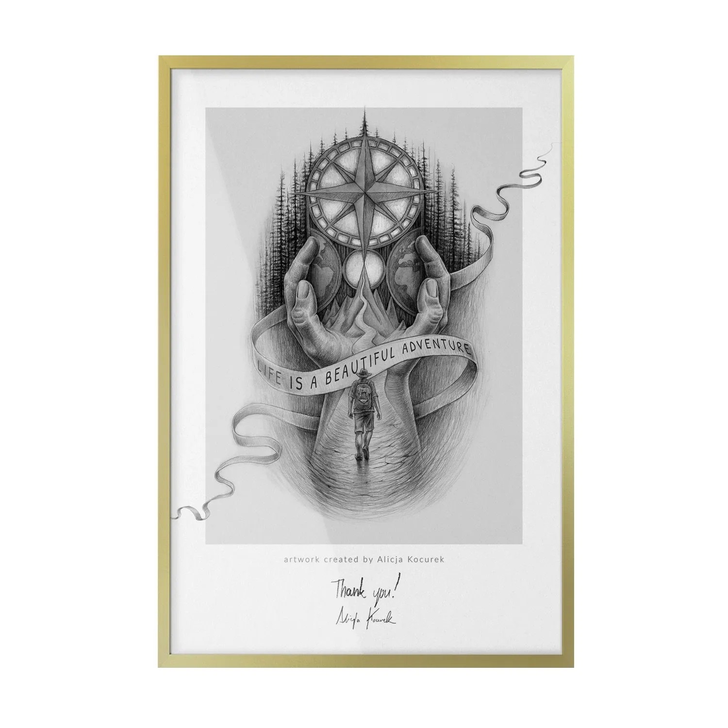 Tulup Bilderrahmen Bilderrahmen für die Wand 40x60 cm Gold Bilderrahmen Fot günstig online kaufen