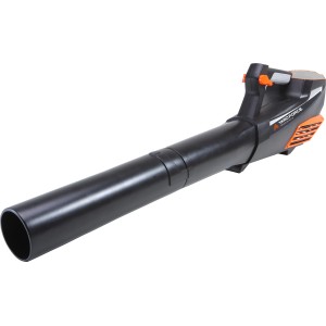Yard Force 60V Akku-Laubbläser LB M20W Solo, schwarz/orange. Laubbläser für Garten und Grundstück.