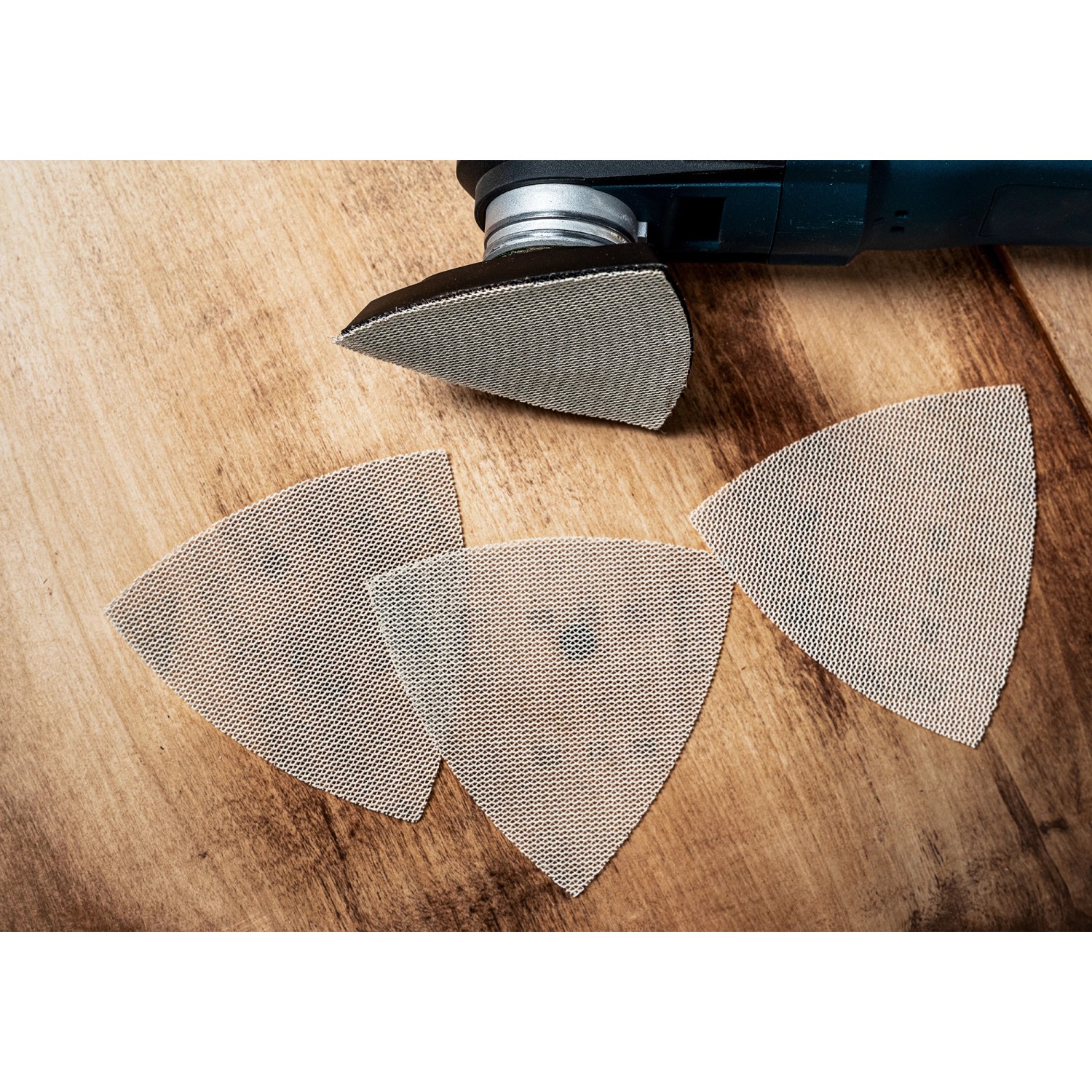 Bosch Expert Schleifblätter C470, 93x93mm, K80, 5 Stk. für Deltaschleifer.