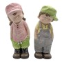 Boltze Deko-Figur Kinder Abby, 2-fach sortiert, 42 cm, mehrfarbig. Gartendeko für Kinder.