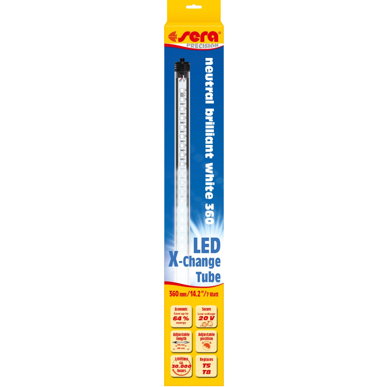 Sera Aquarium LED-Leuchte Neutral Brilliant White 360
