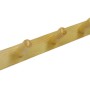 Lackierte Kiefer Hakenleiste S641 mit 6 Haken, Länge 420 mm, FSC® zertifiziert.