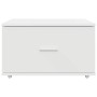 vidaXL Schubladenschrank Mit Rad Weiß 55 x 45 x 31 cm 869306_6