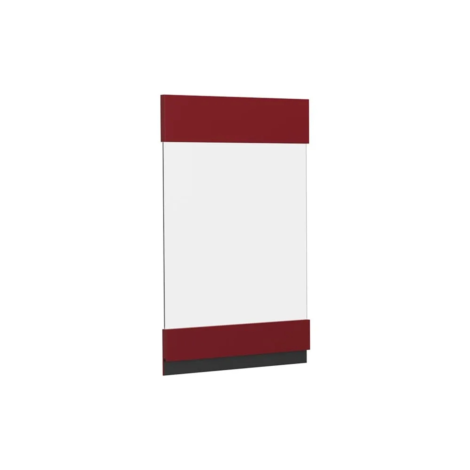 Vicco Küchenfront R-Line Rot 40 x 59 Möbelfront für den Hängeglasschrank Art Nr 39465