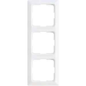 Legrand Abdeckrahmen 3-fach, Ultraweiß, für Schalter und Steckdosen.