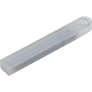 LUX Abbrechklingen 9 mm im transparenten Kunststoff-Etui, 15 Stück