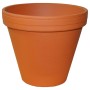Pflanztopf Terrakotta, Ø 24 cm, klassisch für Garten & Balkon.